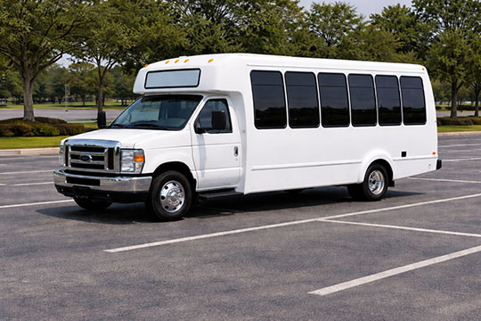 20-passenger minibus available for charter in Gatlinburg, TN