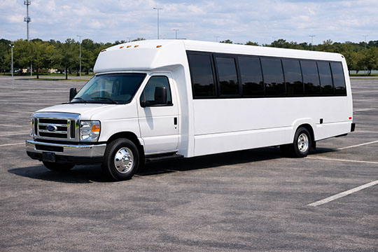 25-passenger minibus available for charter in Gatlinburg, TN